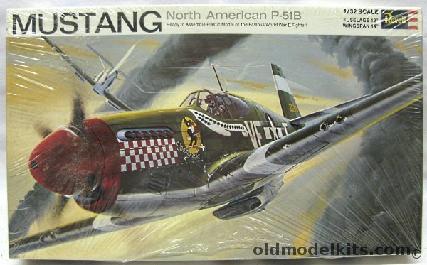 Revell 1/32 North American P-51B Mustang -  Don Gentile's 'Shangri-La' 336th Fighter Squadron 4th Fighter Group, H295-200 plastic model kit